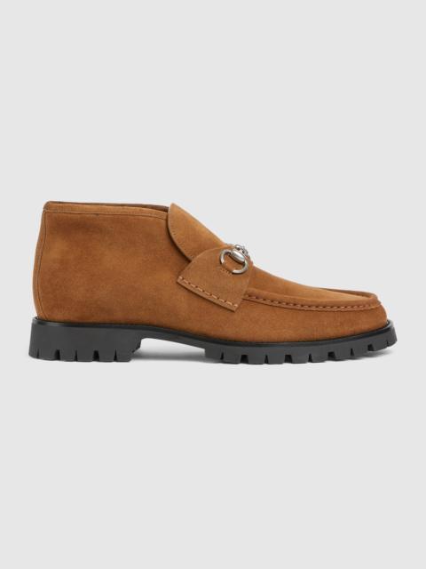 Men's ankle boot with Horsebit