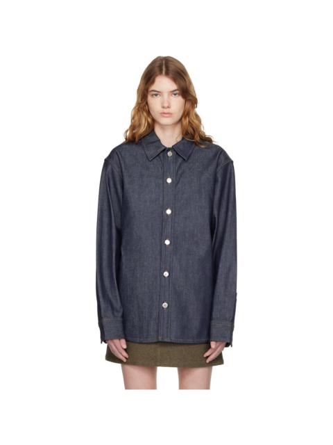 Navy Denim Overshirt