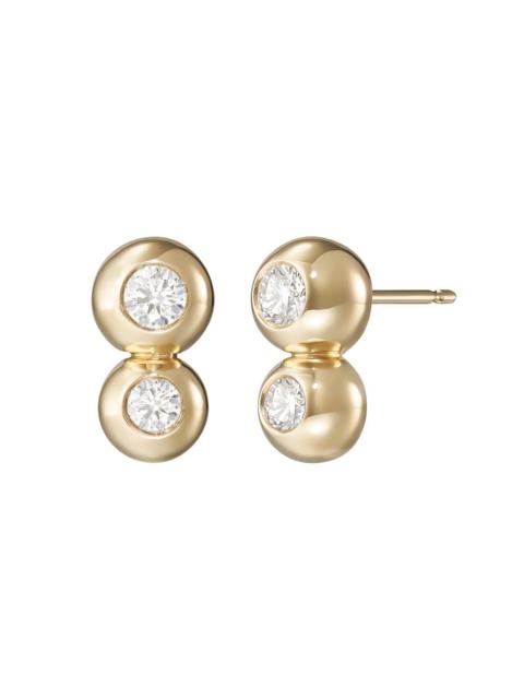 Large Audrey Double Stud Earrings