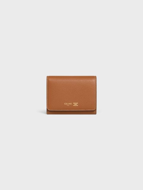 FINE WALLET IN SUPPLE GRAINED CALFSKIN