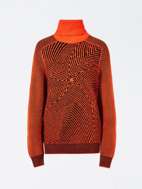 Star Merino Wool Turtleneck Sweater