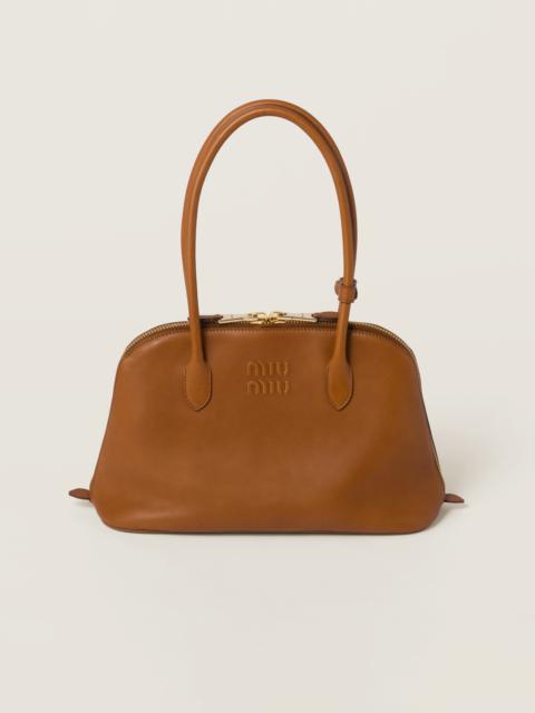 ハンドバッグ MiuMiu | Leather bag 5BA289_2CRM_F0046_V_OOO ☆MIU MIU☆ ミュウミュウ レザーボーバッグ (MiuMiu