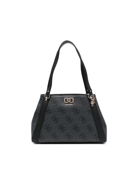 Karnilla logo-charm tote bag