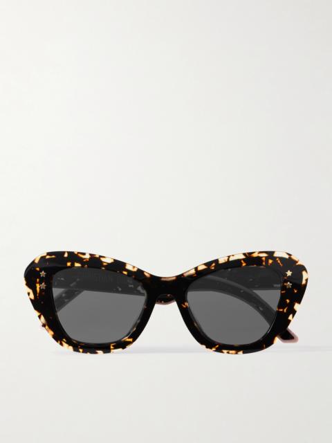 Diorpacific B3u Cat-eye Tortoiseshell Acetate Sunglasses