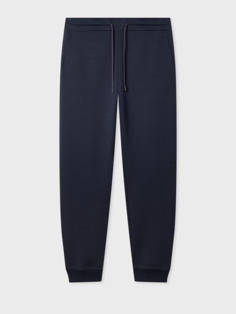 Navy Double-Face Jersey Sweatpants