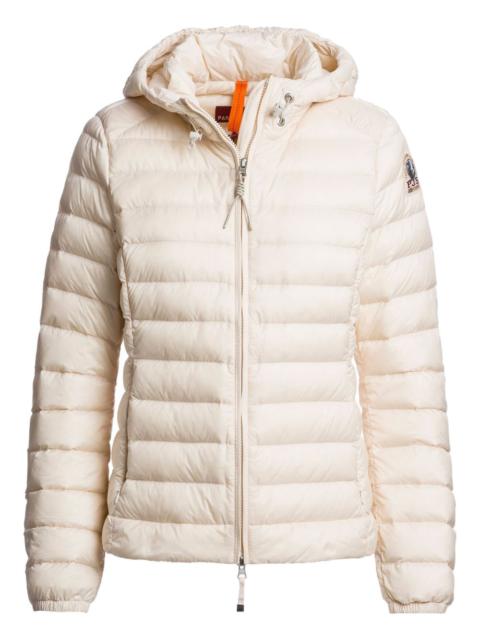 hooded quilted jacket