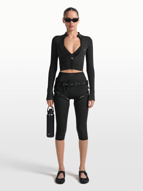 NikeSKIMS Matte Women's V-Panel 17" Cropped Leggings