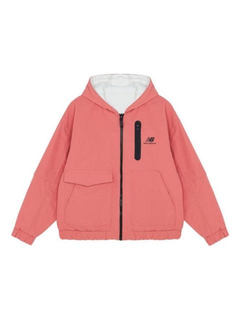 (WMNS) New Balance Sports Hooded Jacket Pink AWJ13319-RWR