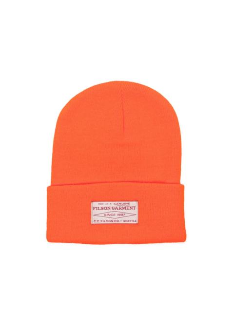 logo-patch beanie