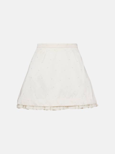 Camelia embellished miniskirt