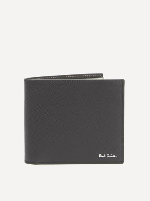 Printed Billfold Leather Wallet