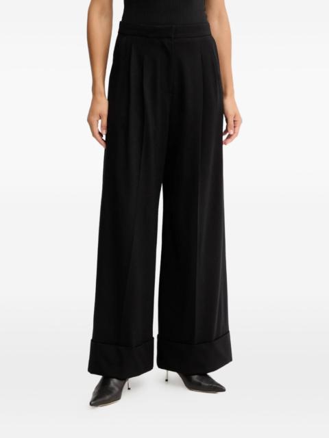 cuffed-hem trousers