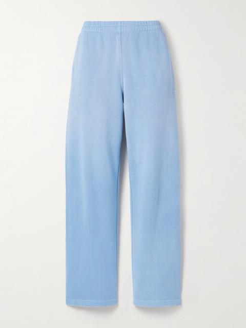 French Terry Low Rise Straight Leg Pants