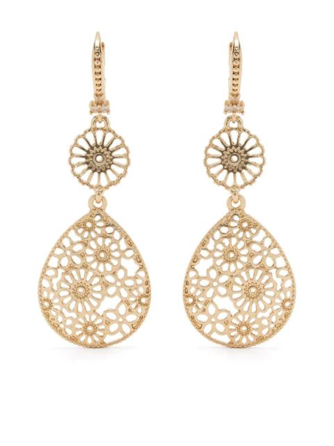DOUBLE DROP FILIGREE EARRINGS