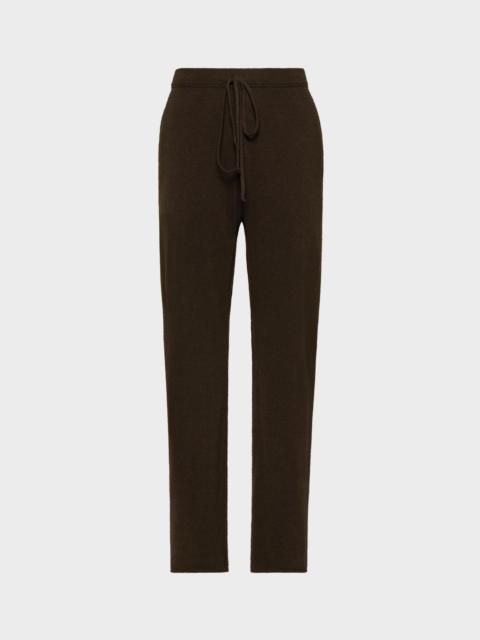 Cashmere knit trousers