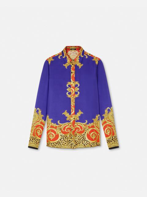 Cheetah Barocco Silk Shirt