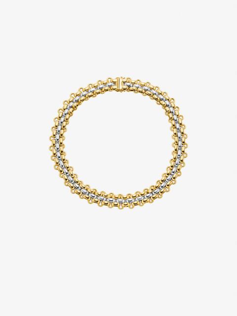 Two-Tone 3-Link Necklace