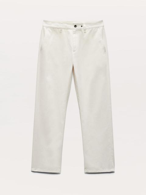 Haydon Straight Fit Cotton Chino Pants
