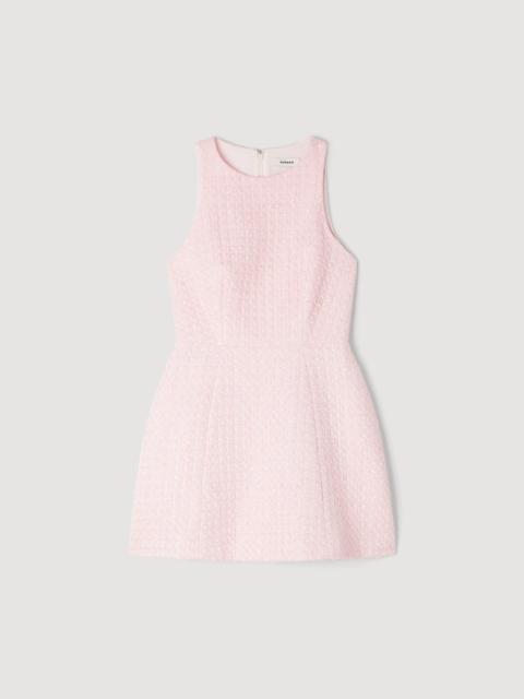 SEQUIN TWEED SHORT DRESS