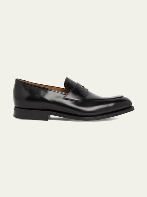 Men's Hertford Rubber-Sole Leather Penny Loafers