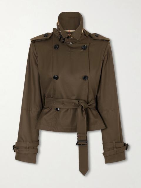 Swarby Belted Cotton-gabardine Jacket