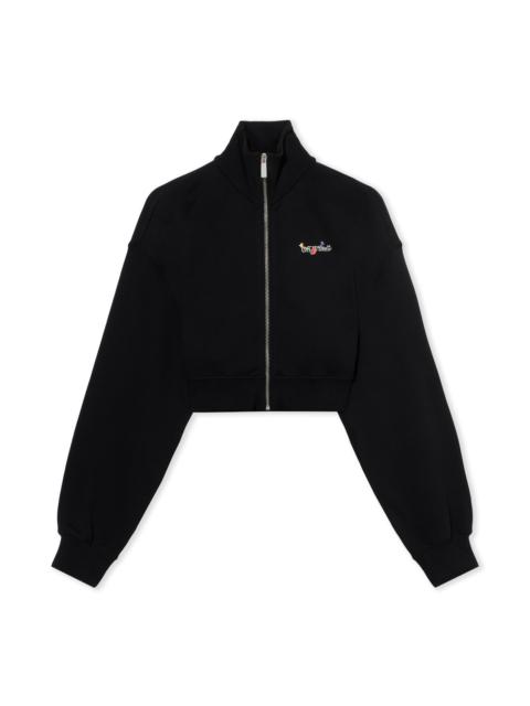 Arrow Glass Flower Crop Jacket