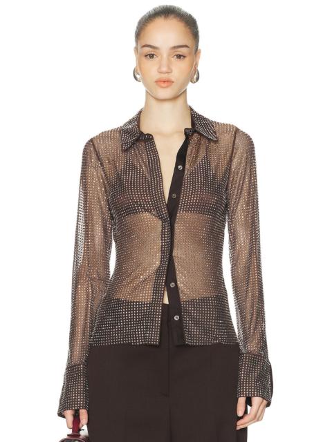 All Over Crystals Shirt