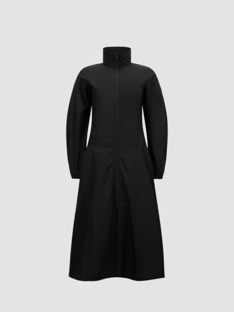 Turtleneck Cotton Midi Dress