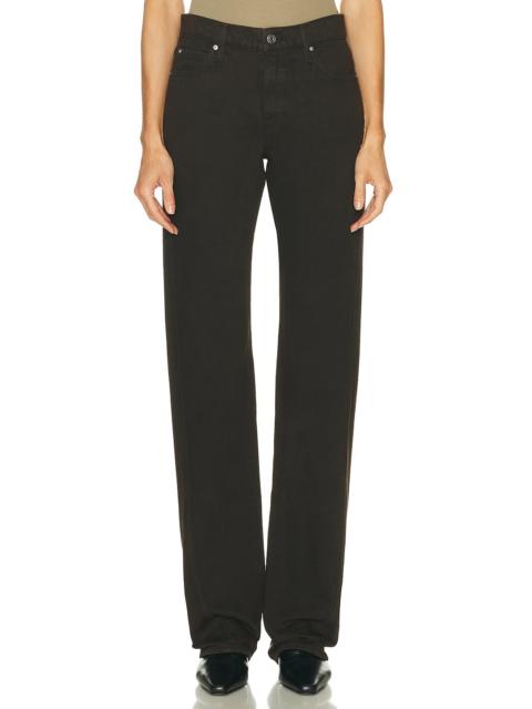 Graham Low Rise Straight Twisted Seam