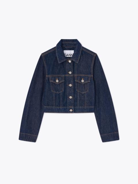 JACKET IN RINSE DENIM