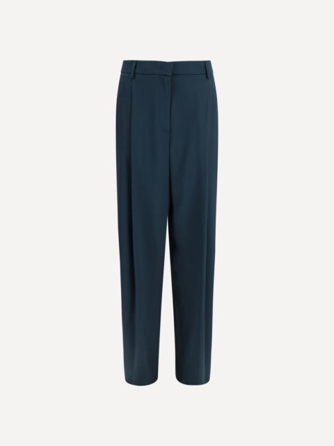 Pleated silk Pants