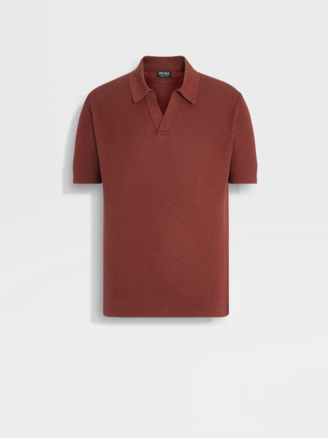 BRICK RED PREMIUM COTTON POLO SHIRT