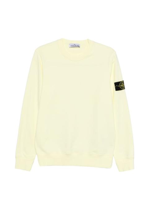 patch crew-neck sweatshirt