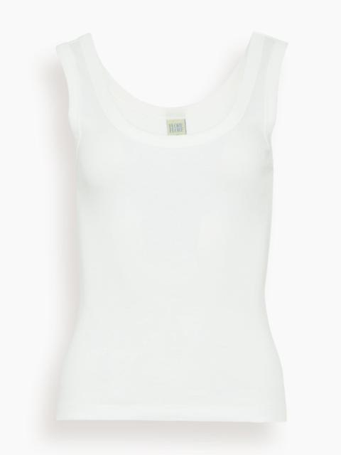 Hillie Tank in White