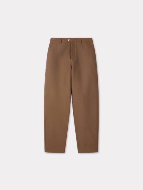 Tapered workwear straight pants