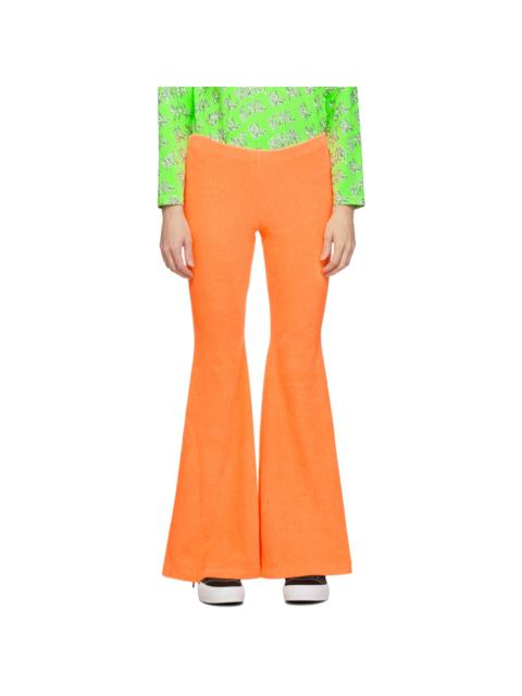 Orange Elasticized Lounge Pants