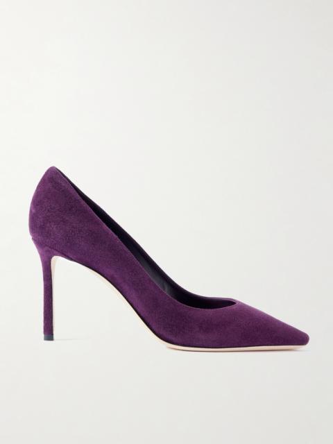 Romy 85 Suede Pumps