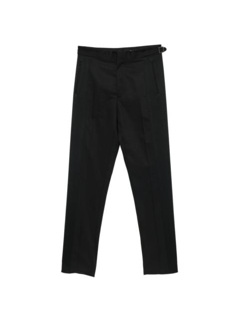 buckled tailored trousers