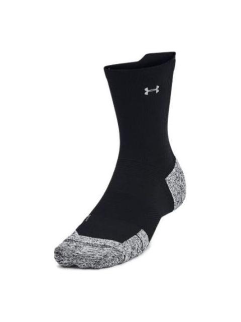 Under Armour ArmourDry Run Cushion Mid-Crew Socks 'Black Grey' 1376076-001