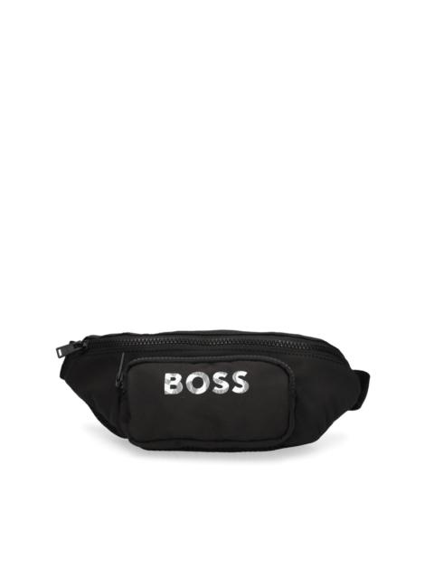 logo-print belt bag
