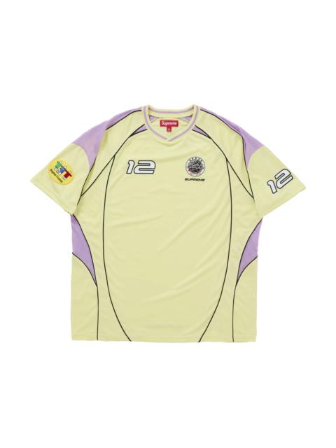 Supreme Piping Soccer Jersey Yellow