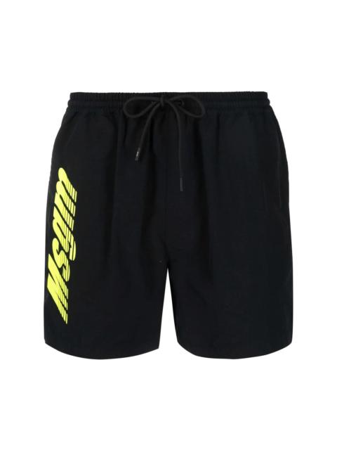 logo-print swim shorts