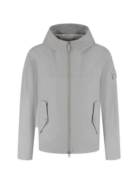 hooded zipped jacket