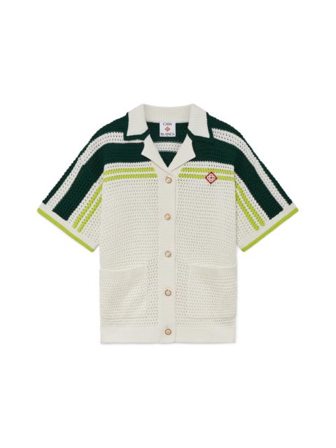 Crochet Tennis Shirt | Casablanca Paris