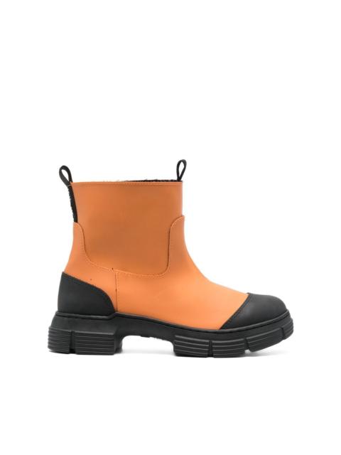 55mm chunky slip-on boots