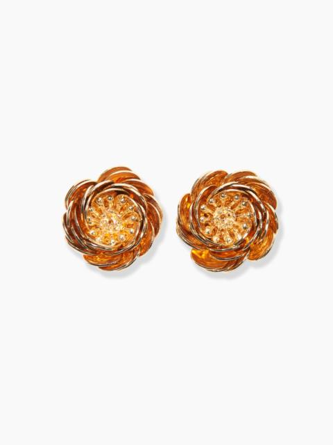 Metal Flower Earrings