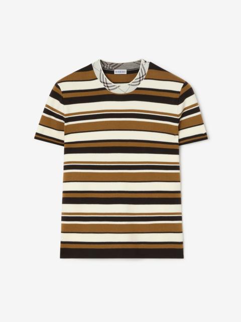 Striped Wool Blend T-shirt