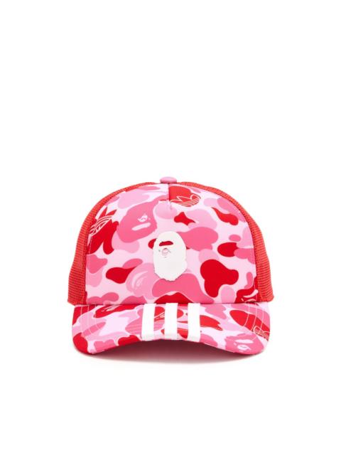 x BAPE camouflage-print cap