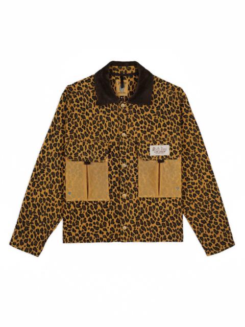 Cropped Chore Jacket - Leopard