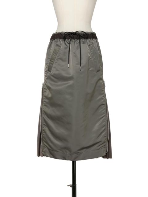Nylon Twill Skirt